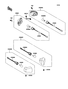 ZX1100 Задний фонарь