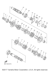 WR450F Трансмиссия