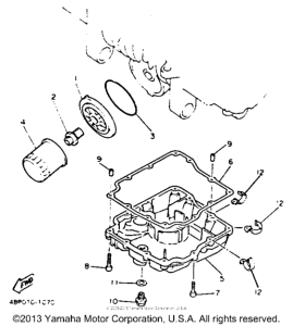 XJ600SD Масляный фильтр