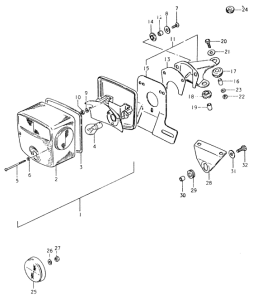 SP400 Задний комбинированный сигнал