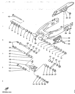 TDR125R Бугель
