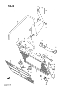 RG125 Радиатор