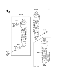 BJ250 Амортизатор