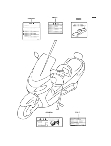 SC250 Наклейки