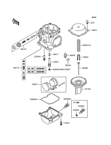 ZR750 Карбюратор в разборе