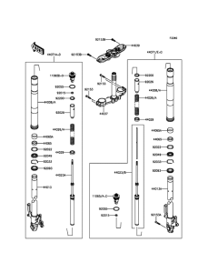 ZR800 Передняя вилка