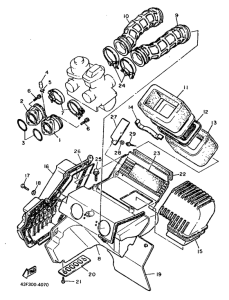 XT600 Впускная система