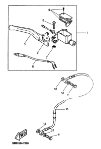 YQ50 Главный тормозной цилиндр