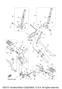 XVS11WC-M Подножки
