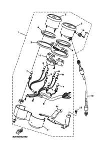 YBR125ED Измерительный прибор