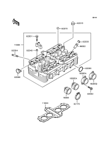 ZR400 Головка цилиндров