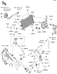 EX250 Радиатор