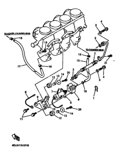 XJ600S XJ600SG Система впуска воздуха