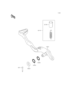  ブレーキペダル