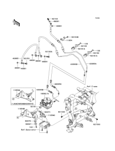 EX650 Тормозные трубки