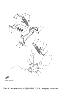 PW50V Задний рычаг подвески