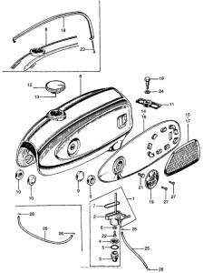 S65 Топливный бак