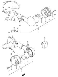 VS800 Поворотники