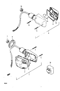 RB50 Поворотники