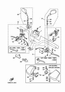 BX50N ハンドルスイツチ & レバー
