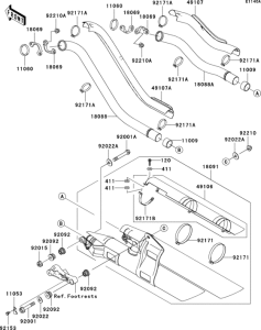 VN1600 Muffler(s)(jkbvnka1 4a010964-)
