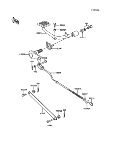 Z305 Педаль тормоза