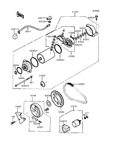  Starter motor / starter clutch