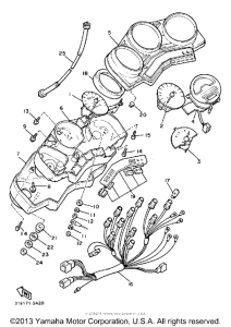 XJ900RK Приборы
