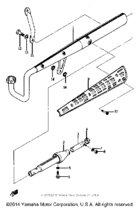 YJ2S Выхлопная система