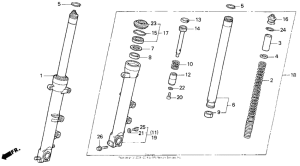  Передняя вилка