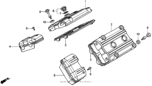 ST1100 Крышка головки цилиндров