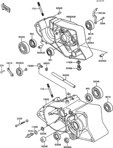 AR50 Картер двигателя
