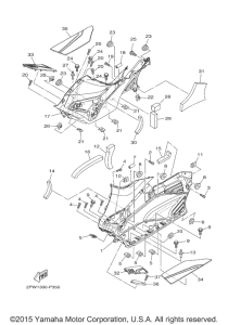 XP500F Подножки