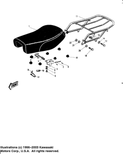 KV100 Seat / carrier