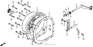 CB900 Кожух сцепления