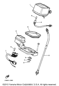XT600ED Приборы