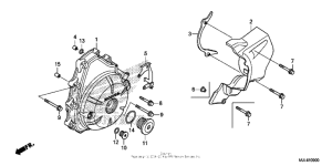 NC700X (DCT) Крышка генератора
