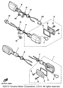 XT350T Поворотники