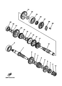 XT225WE ﾄﾗﾝｽﾐﾂｼﾖﾝ