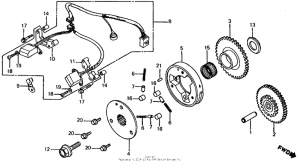 VF700S Pulse generator + starter clutch