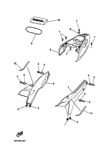 BT1100 Боковая крышка