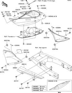 ZR750 Боковые обтекатели