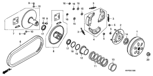 SCV100F Вариатор