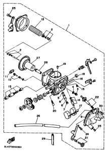 XV250S Карбюратор