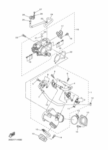 XVS950A Масляный насос