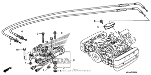 GL1800 (ABS) Reverse shift actuator