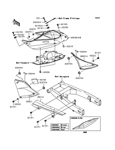ZR750 Боковые обтекатели
