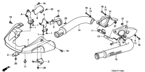 NSR125F Воздуховод