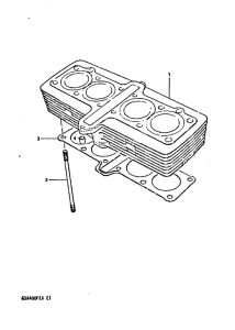 GSX400 Цилиндр