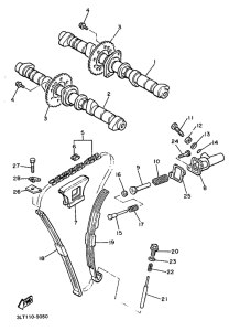 XJ600 Camshaft. chain